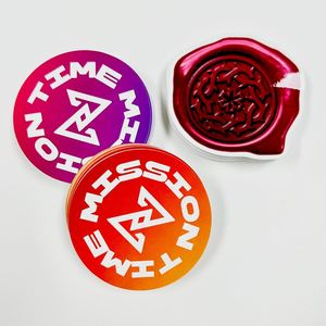 Autocollants en vinyle découpés sur mesure, holographiques, résistants à l'eau et aux déchirures, personnalisés pour skateboard, pare-chocs de voiture, artisanat - Product Image 1