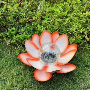Lámpara Solar LED de Loto para Exteriores, Impermeable IP65, con Control Remoto, para Decoración de Jardín, Terraza, Camino y Césped - Product Image 4
