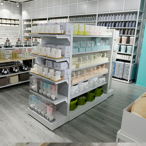 Bois métal étagères d'affichage de casse-croûte avec bois matériau métallique pour <span class=keywords><strong>miniso</strong></span> nome - Product Image 1