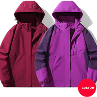 Aoyema Veste de randonnée imperméable Hommes Femmes Coupe-vent Camping Chasse Cyclisme Trekking Manteau de pêche Hommes Veste d'extérieur