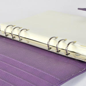 Couverture de carnet en cuir PU violet personnalisée, planificateur, <span class=keywords><strong>classeur</strong></span> de <span class=keywords><strong>budget</strong></span> personnalisé A5 A6 avec enveloppes pour l'argent liquide, organisateur pour l'<span class=keywords><strong>organisation</strong></span> - Product Image 3
