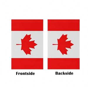 Drapeau de jardin canadien portable double face en polyester imprimé sur mesure en promotion - Product Image 3