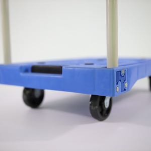 Heavy Duty nền tảng handtruck ph1513p 150kg công suất công nghiệp lớp 4 "PU bánh xe nền tảng lớn l710xw453xh880mm - Product Image 5