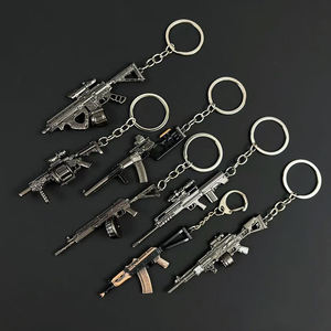 Mini-pistolet jouet en alliage, modèle de pendentif pour sac à dos ou porte-clés, accessoire de jeu - Product Image 1
