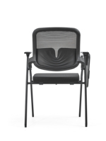Chaise de bureau ergonomique en maille peu encombrante, pliable, empilable, pivotante, légère, livraison transfrontalière, best-seller