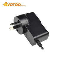 Adaptateur secteur mural vertical 26W 13V 2A AC/DC US/EU/UK/AU 5.5x2.1mm certifié CE CB FCC RoHS pour LED, CCTV et petits appareils électroniques
