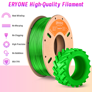Filament d'imprimante 3D <span class=keywords><strong>ERYONE</strong></span> <span class=keywords><strong>TPU</strong></span> 95A, diamètre 1,75 mm, 1 kg, température d'impression 240°C - Product Image 3