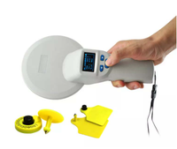 Pemindai Mikrochip Hewan Peliharaan 125 Khz 134.2KHz FDX-B RFID Genggam Pembaca Tag Kaca dan Tag Telinga untuk Sapi Domba