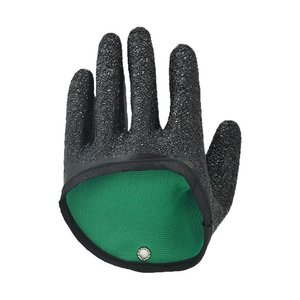Guantes de pesca – Recubiertos de látex, antideslizantes, protección contra pinchazos y arañazos – Guantes profesionales para pescar para pescadores, mano izquierda/derecha - Product Image 3