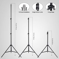 Boîte à lumière octogonale pour studio photo, trépied réglable de 2,1 m et monture Bowens, boîte à lumière octogonale pour la photographie