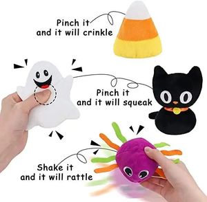 Custom My First Halloween Pumpkin <strong>Toys</strong> Stuffed Pumpkin Plush Cat <strong>Spider</strong> <strong>Ghost</strong> Candy Corn for Baby Girls Boys - Product Image 6