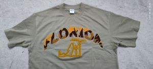 FLOWORA Chenille Embroidery Custom High Quality 300 GSM 100% Cotton Heavyweight <b>T</b>-<b>shirt</b> Streetwear Crew Neck <b>T</b> <b>Shirt</b> for Men - Product Image 3