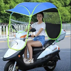 Guarda-chuva elétrico, guarda-chuva da moda, estilo de mobilidade, scooter, guarda-chuva