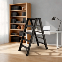 Escabeau pliable en aluminium Foshan YunZhuo - Portable, durable, robuste et réglable, design moderne et simple