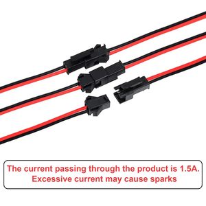 Cáp chuyển đổi đầu nối <span class=keywords><strong>2</strong></span> chân đực cái 22 AWG, dài 135 mm, dùng cho đèn LED, máy bay điều khiển từ xa mini, máy bay 3D trong nhà, máy bay nhỏ - Product Image 2