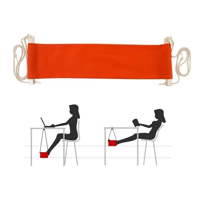 Новейшая подставка для ног Longsen, нейлоновый складной гамак для дома и офиса с регулируемой высотой