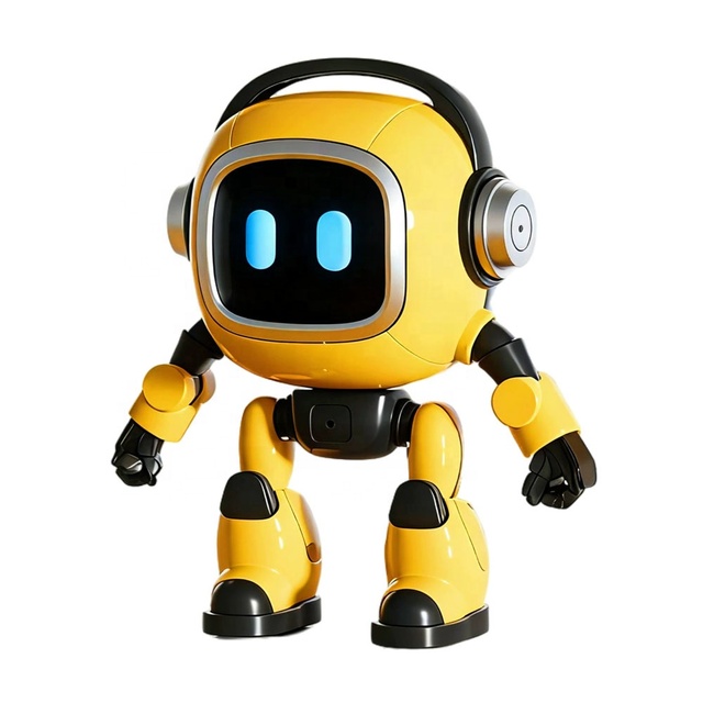 Smart AI Robot Toy Customized Language Early Education Voice Control Interactive Dialogue DeepSeek Intelligent Robot with Lights