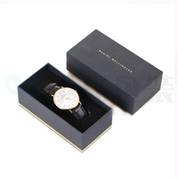 Boîte de montre d'emballage de rainure universelle personnalisée de haute qualité boîtes rigides en éponge pour montres intelligentes stratification mate jetable