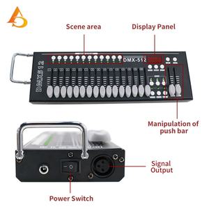 Consola de Control de Luces DMX512 AICPOSE, Controlador DMX 512 para Bodas, Bares, Discotecas, Fiestas y Escenarios - Product Image 5