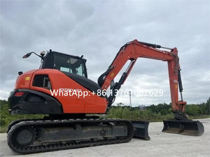 Mini-excavatrice Kubota KX080-4A d'occasion, d'origine japonaise, en bon état, excavatrice de tranchées d'occasion KX080-4A, en vente - Product Image 3