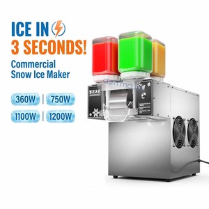 Popular Design Snowflake Shaved <b>Ice</b> Snow <b>Maker</b> <b>Machine</b> Bingsu <b>Machine</b> 120kg/24h Snow Shaving Snowflake Motor Provided Commercial - Product Image 5
