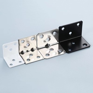 Bán buôn 90 độ hình chữ L Kệ khung góc sắt Bảng Gỗ bàn ghế tủ quần áo cố định nối góc khung - Product Image 2