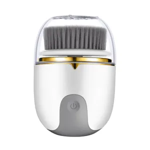 Kablosuz su geçirmez Mini elektrikli yüz derin gözenek temizleme fırçası yüz yıkama cilt temiz silikon fırça