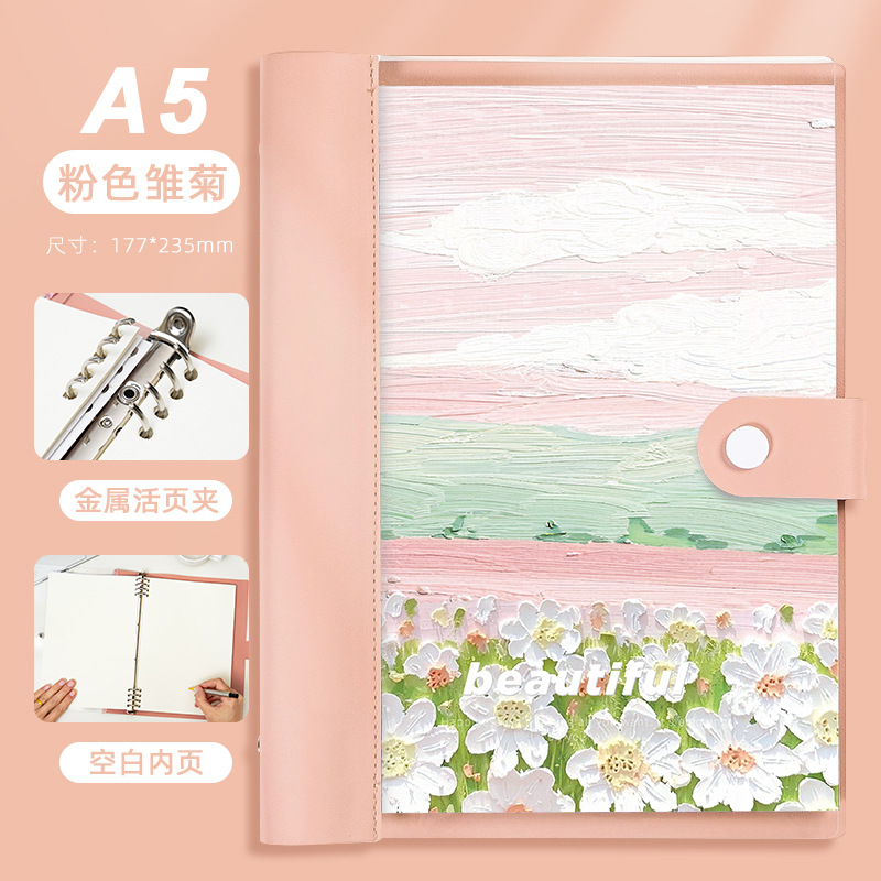 A5 daisy blank loose