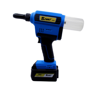 เครื่องมือยิงรีเวทไร้สาย 4.8-6.4 มม. แบตเตอรี่ลิเธียมปลอดภัย รุ่น SZENT-HY6 ปืนยิงรีเวทแบบวงแหวนลิเธียม สำหรับยึดสลักเกลียว - Product Image 3