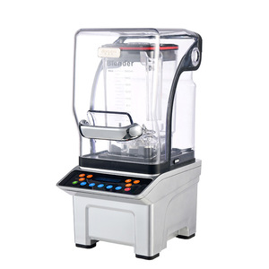 Licuadora Comercial Onos de 3000-5000W con Cuchilla de Acero Inoxidable y Protector Antisalpicaduras para Cafeterías y Tiendas de Té con Leche - Product Image 1