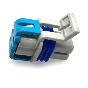 Auto Connector 4 Pin Blue Gray Plastic Waterproof Plug <b>For</b> <b>Car</b> Oxygen <b>Sensor</b> - Product Image 2