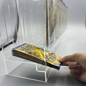 Support d'affichage en acrylique à 6 emplacements pour boosters de cartes TCG, pour collectionneurs de cartes Pokémon, produits promotionnels pour événements, support en plastique transparent - Product Image 5