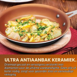 Ensemble de casseroles et poêles de haute qualité en acier inoxydable avec poignées en acier inoxydable, 5 pièces, revêtement céramique antiadhésif - Product Image 5