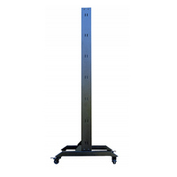 Rack ouvert 19 "2 poteaux avec roulettes