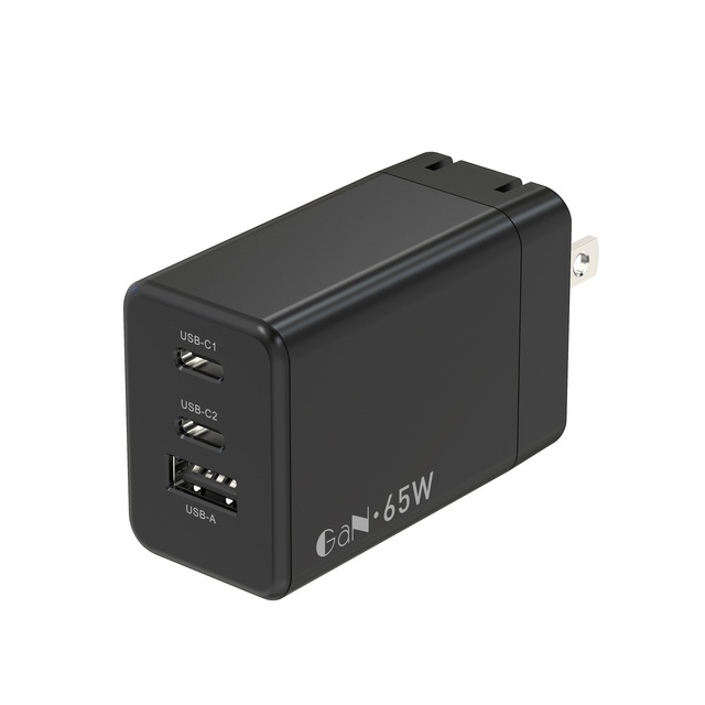 GaN Charger 65W USB Charger Desktop Fast Charging Station With 2 USB C Ports 1 USB a Ports for iPhone 16 15 PRO MAX