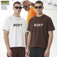 T-shirts unis vintage en gros, unisexe, impression sérigraphique personnalisée, 100% coton, t-shirts grande taille pour hommes, t-shirt coupe ample