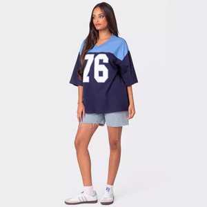 Camiseta Deportiva de Fútbol Americano con Estampado de Bandera Americana, Transpirable, de Manga Corta para Hombre - Product Image 1