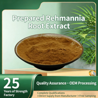 Extrait de Rehmannia Glutinosa 10:1 Qualité Alimentaire OEM Shaanxi Disponibilité Immédiate en Stock Livraison Gratuite Échantillon en Poudre