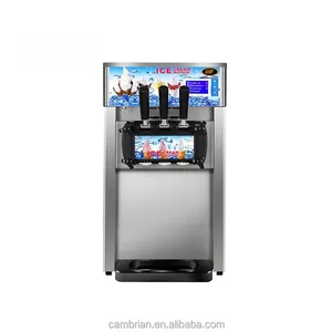 Commercial desktop three head soft ice cream machine soft serve ice cream machine