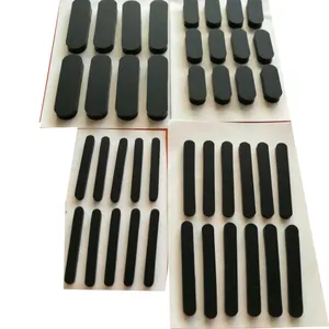 Self-Adhesive furniture cone laptop keyboard silicone rubber feet nature rubber pad for electronic scale