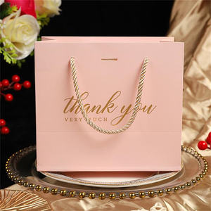 Bolsas de Papel de Regalo de Joyería para Propuesta de Matrimonio, de Cartón Blanco con Lámina Metálica y Logotipo Personalizado - Product Image 1