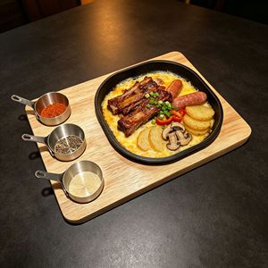 <span class=keywords><strong>Plaque</strong></span> de <span class=keywords><strong>cuisson</strong></span> en <span class=keywords><strong>fonte</strong></span> pour grillades de viande, compatible avec les plaques à induction, durable, style coréen, antiadhésive, forme ronde, facile à utiliser - Product Image 4