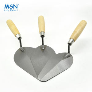 Op Maat Gemaakte Msn Industriële Muurschraper Koolstofstalen Mes Met Houten Handvat Voor Diy-Bouwprojecten - Product Image 3