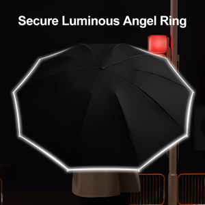 Parapluie automatique Premium 3 plis Conception à double auvent en nylon de luxe coupe-vent - Product Image 2