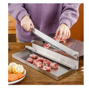 butcher meat cutting band saw cutting machine industrial bone cutting meat mincer machine frozen meat bone cutter