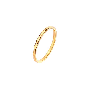 Anillo de Acero Inoxidable con Grabado Estilo Coreano, Anillo de Pareja con Diamantes, Anillo de Estilo Simple de Acero Inoxidable - Product Image 3