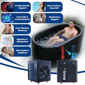 เครื่องทำน้ำเย็นสำหรับแช่น้ำแข็ง ZT พร้อมระบบกรอง สำหรับแช่น้ำเย็นแบบโอโซน ควบคุมผ่านแอพ Wifi ใช้งานในบ้าน ระบบควบคุมอัจฉริยะผ่าน Wifi - Product Image 5