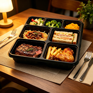 Excellent Quality Disposable PP Plastic Blister Packaging 7-Compartment Food <b>Containers</b> - Product Image 4