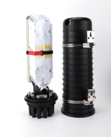 Waterproof Sturdy 12 288 Core Dome Vertical FOSC-DH-96J Fiber Optic Splice Closure PC Material 5-Year Warranty Outdoor Aerial