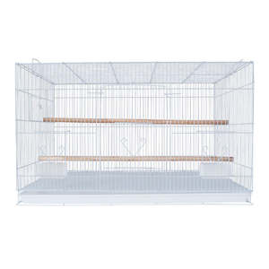 Vente d'usine cage d'observation des oiseaux de compagnie non toxique cage galvanisée pour perruches perroquets avec plateaux en plastique - Product Image 3